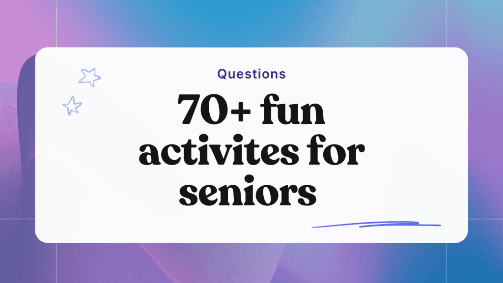 70+ fun activities for seniors